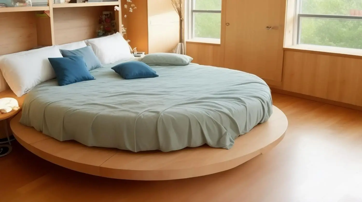 Lit rond chambre Clos Sibade